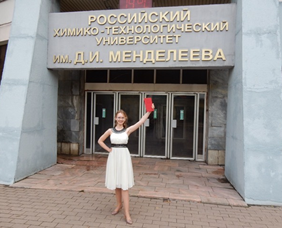 Graduated the Mendeleev University of chemical technology of Russia with diploma cum laude, started personal research in targeted cancer treatment at LLC “Drugs Technology”